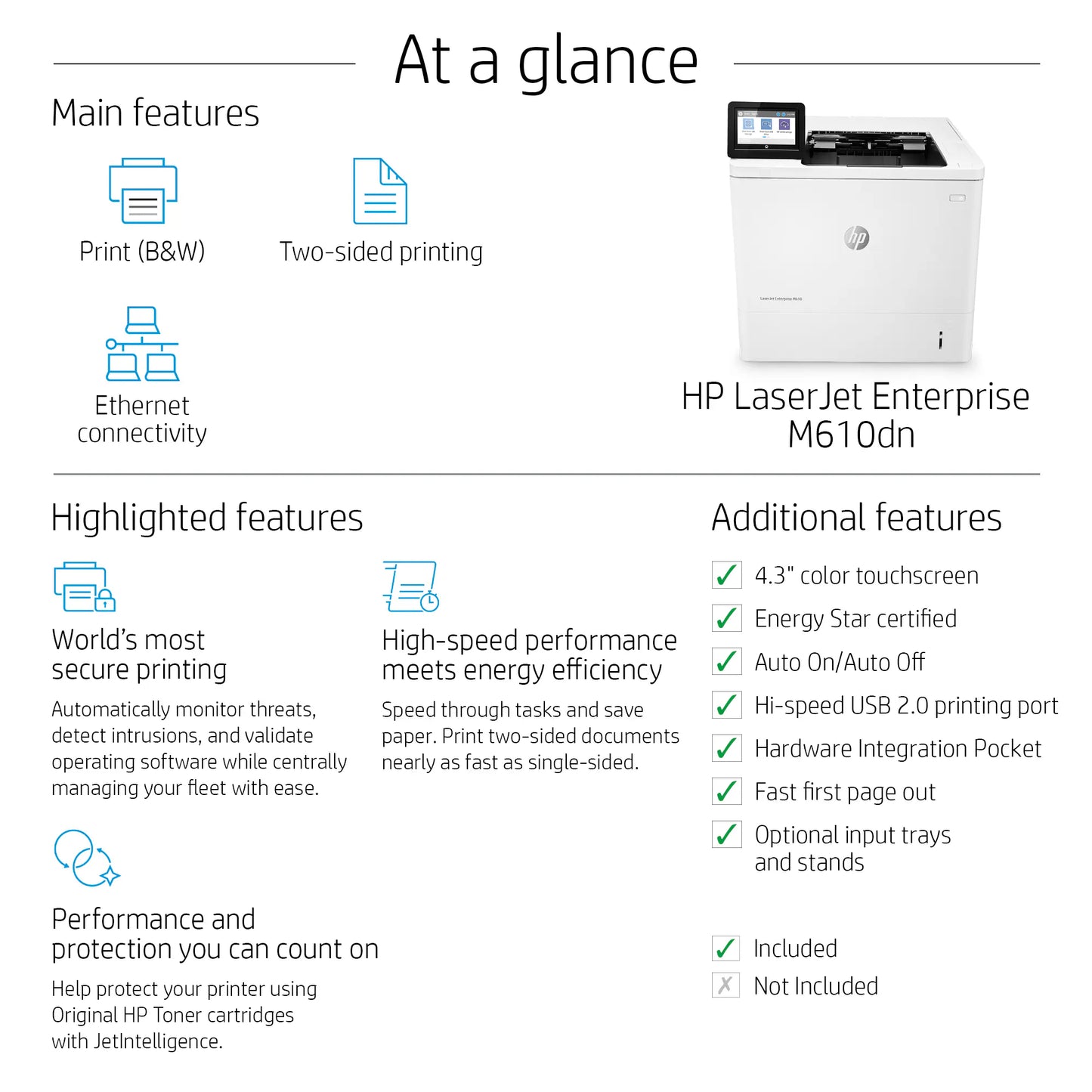 HP LaserJet Enterprise M610dn