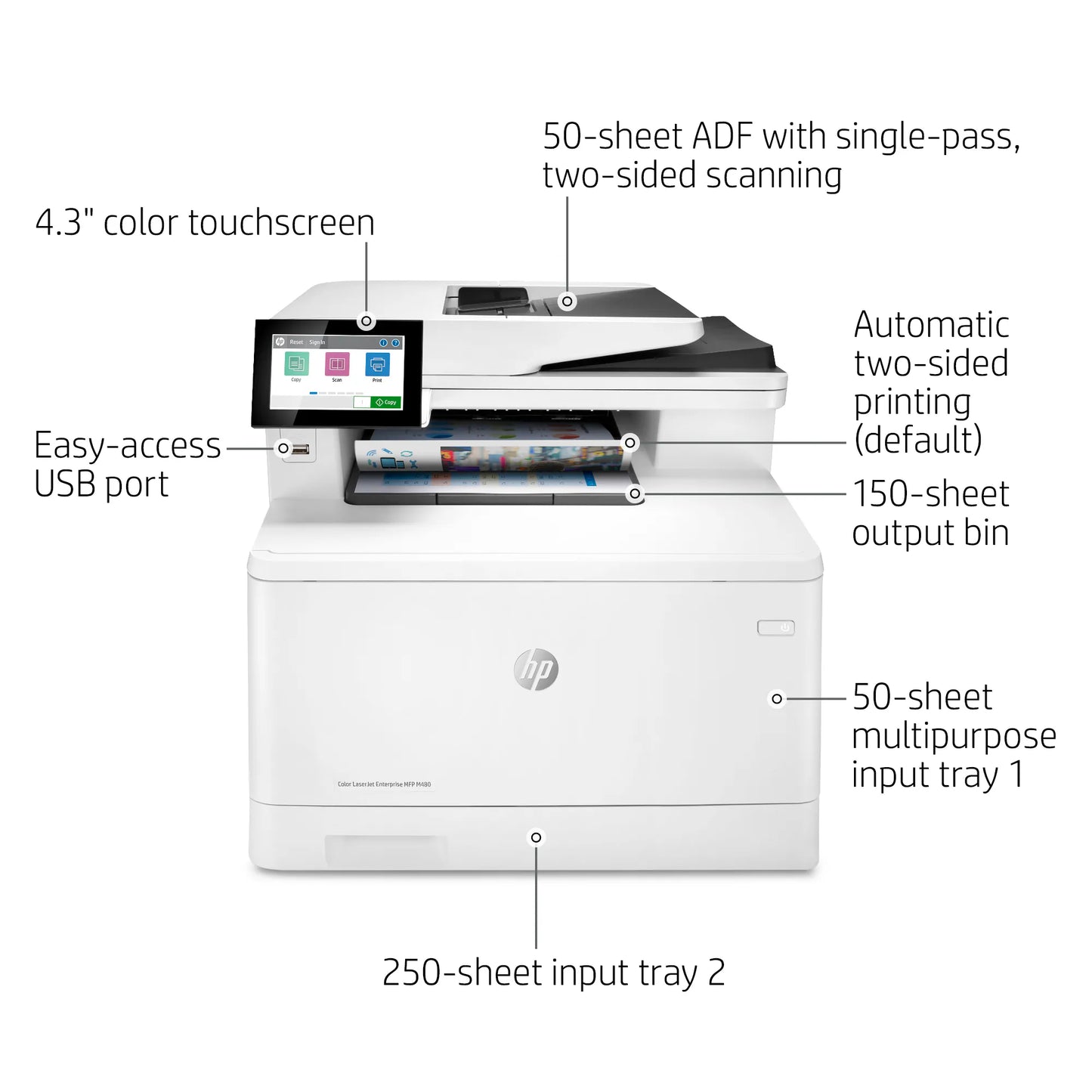 HP Color LaserJet Enterprise MFP M480f