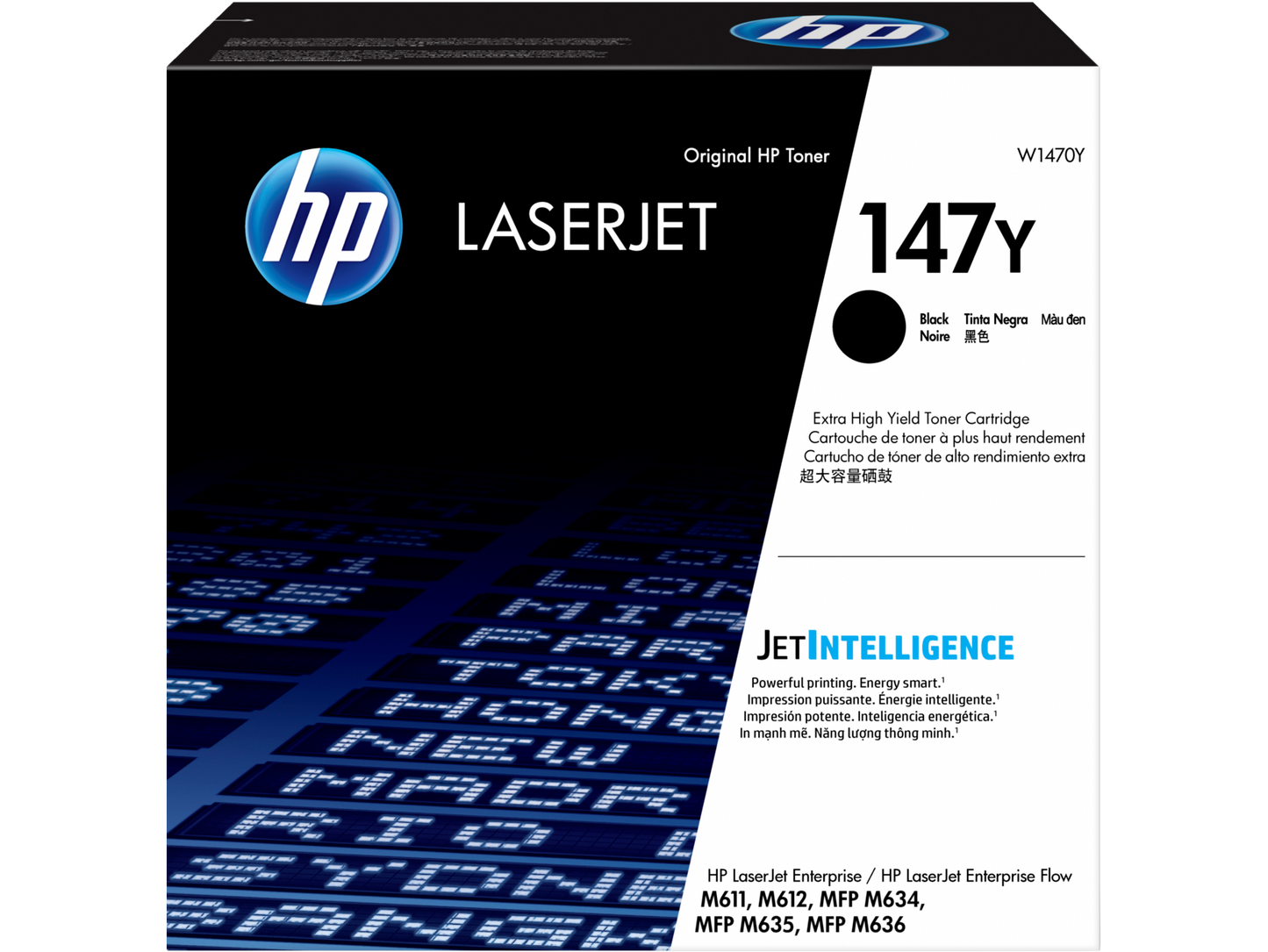 HP 147Y Ultra High Black Original LaserJet Toner Cartridge, W1470Y
