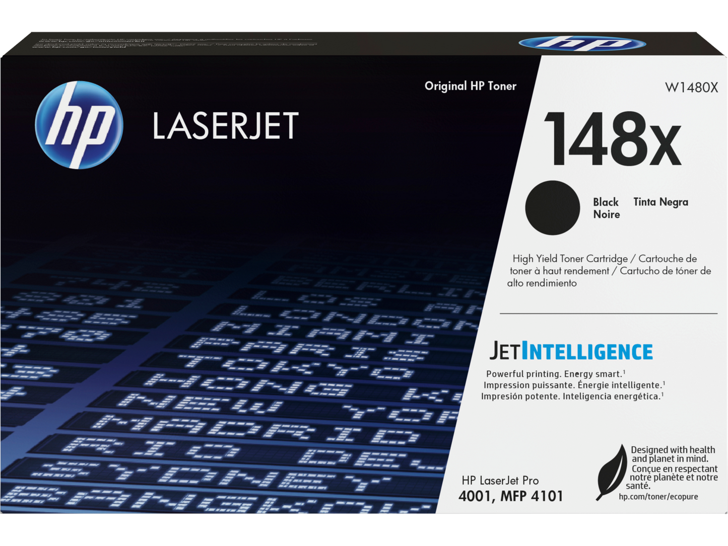 HP 148X High Yield Black Original LaserJet Toner Cartridge, W1480X
