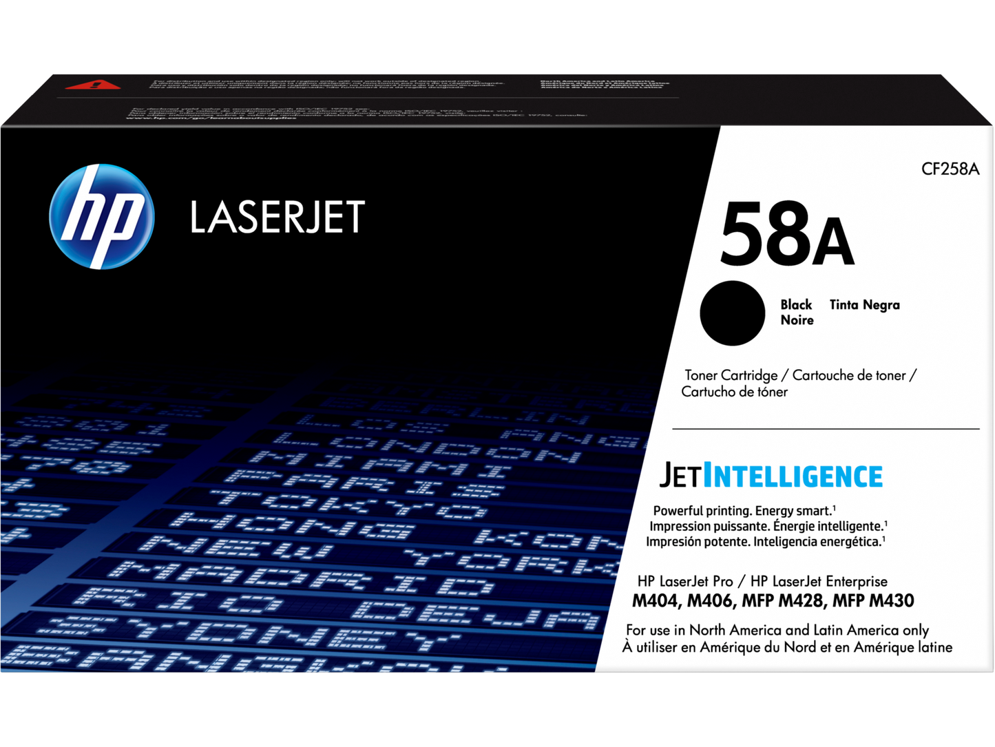 HP 58A Standard Yield Black Original LaserJet Toner Cartridge, CF258A